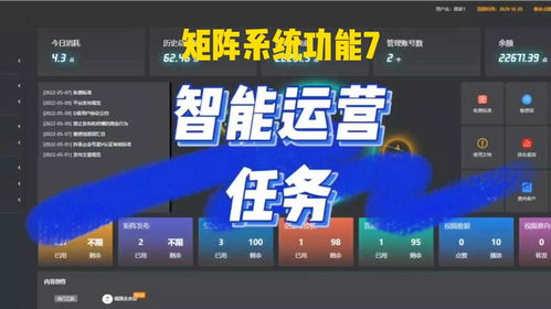 短視頻矩陣系統(tǒng) 矩陣管理 智能運(yùn)營(yíng)任務(wù)